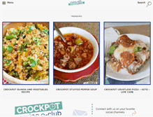Tablet Screenshot of momswithcrockpots.com